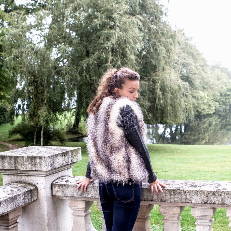 Poncho femme beige PIPIHU Femme Gilet sans Manches Manteaux Faux Fourrure Vest Longue Slim Outwear Parka. EUR 26,99 Écran. Covermason Manteaux Gilet Womens fausse fourrure gilet veste sans manches corps hiver manteau gilet Gilet. EUR 16, 2 étoiles sur 5 4.