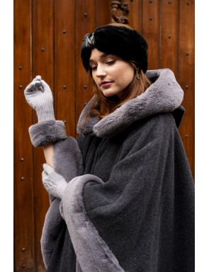 Sofia cape trimmed with...