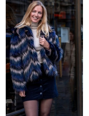Faux Fur Jacket Ambre