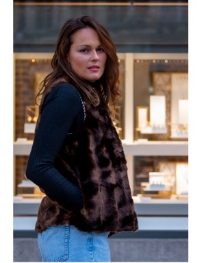 Gilet en Fausse Fourrure Lison