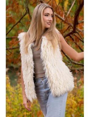 Gilet en Fausse Fourrure Olena